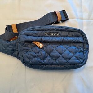 NWOT MZ Wallace Navy Quilted Belt Bag
